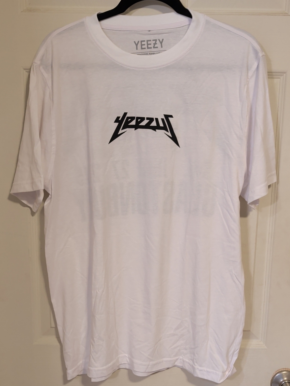 NWOT Kanye West Yeezus 2015 Glastonbury Tour Tee White Size X-Large